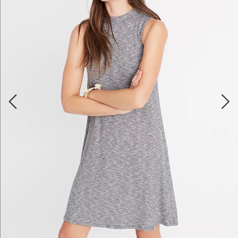 Madewell Marled Mockneck Swing Tank